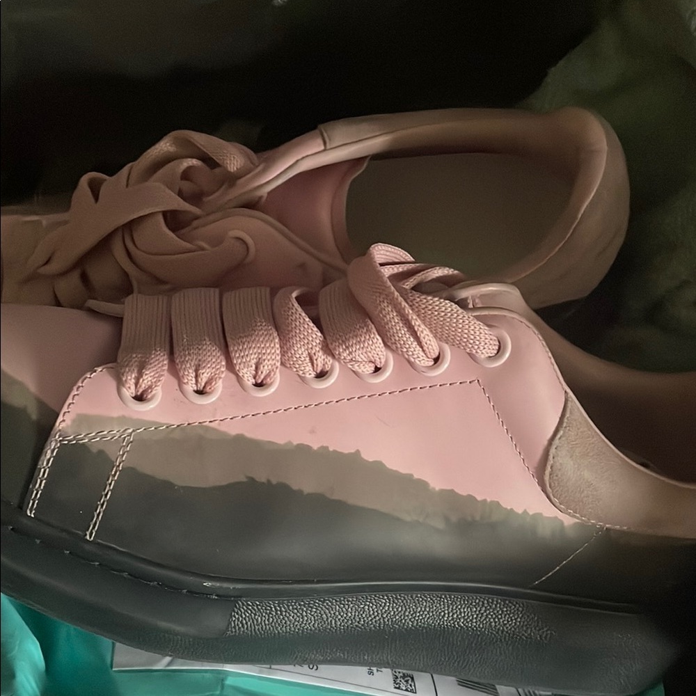 Stylish Pink and Gray Women's Sneakers